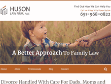 Tablet Screenshot of husonlawfirm.com